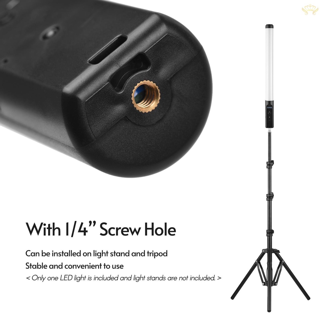 Đèn LED Cầm Tay 3200K-5500K Chạy Pin Kèm Điều Khiển Từ Xa Dùng Để Quay Video/ Live Stream Po T531