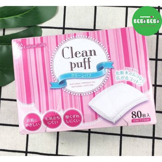 💆♀️💆♀️💆♀️ Bông tẩy trang Clean Puff ( 80 miếng )