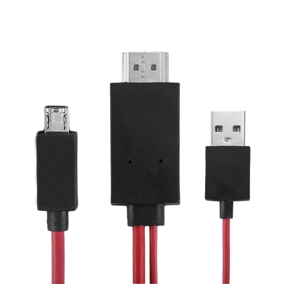 (110) Dây Cáp Chuyển Đổi Từ Mhl Micro Usb Sang Hdmi Với 11 Pin Cho Samsung Galaxy S1-4 Note1 Đến 4