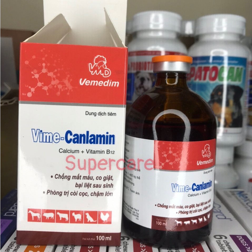 Vime Canlamin 100ml - Bổ Sung Vitamin B12, Chống Mất Máu, Bại Liệt