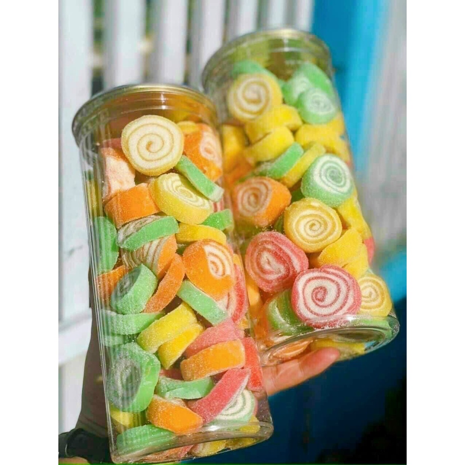 500g kẹo dẻo xoắn thơm ngon