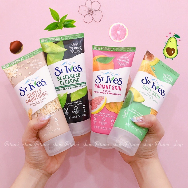 ST.IVES TẨY DA CHẾT & SỮA RỬA MẶT