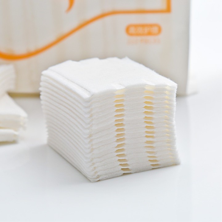Bông tẩy trang Cotton Pads 3 lớp dày dặn - Túi 222 miếng