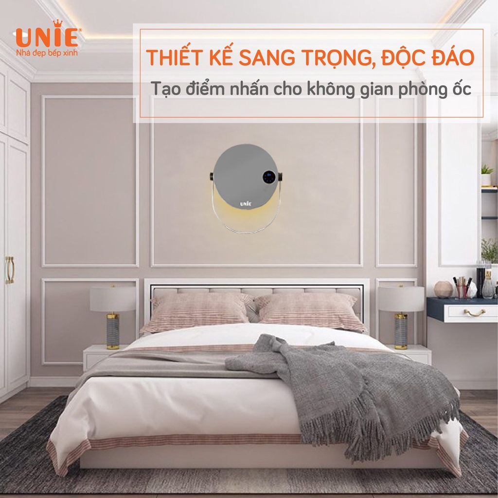 Máy sưởi gốm, sưởi nhà tắm UNIE UE-125 nhỏ gọn, tiết kiệm điện năng, an toàn cho mọi nhà