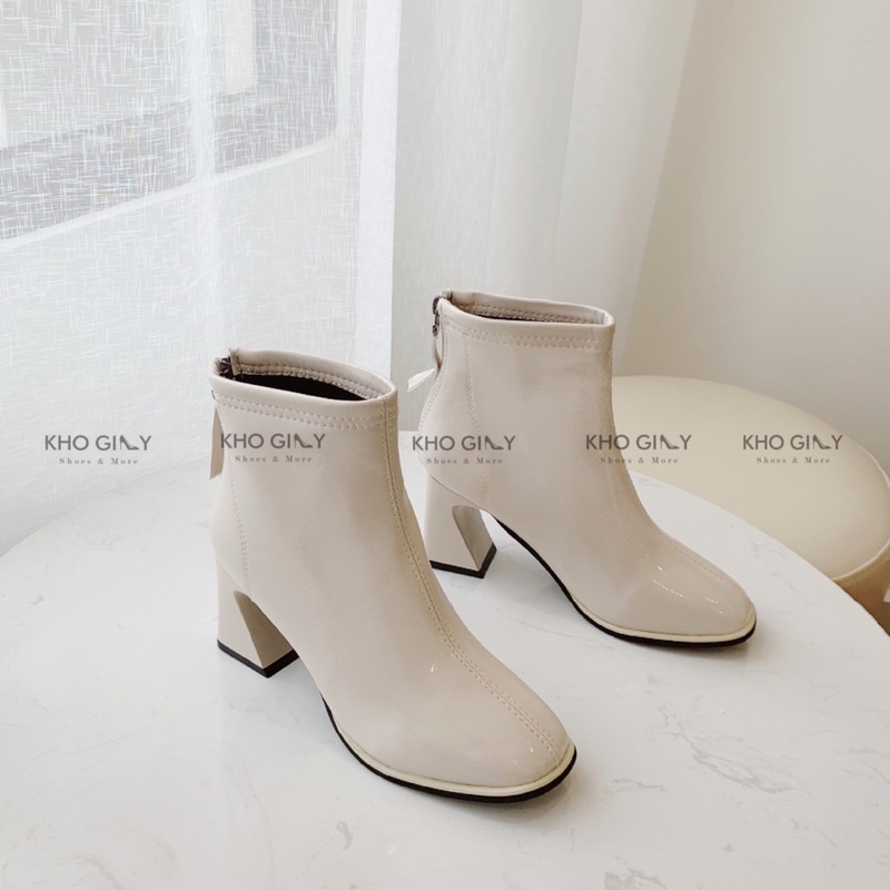Boots Lửng bóng gót vát B005 | BigBuy360 - bigbuy360.vn