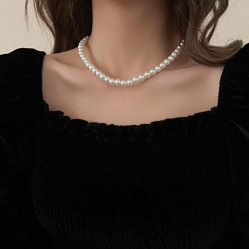 Vòng cổ Ngọc Trai Sang Trọng Cổ Điển Thời Trang