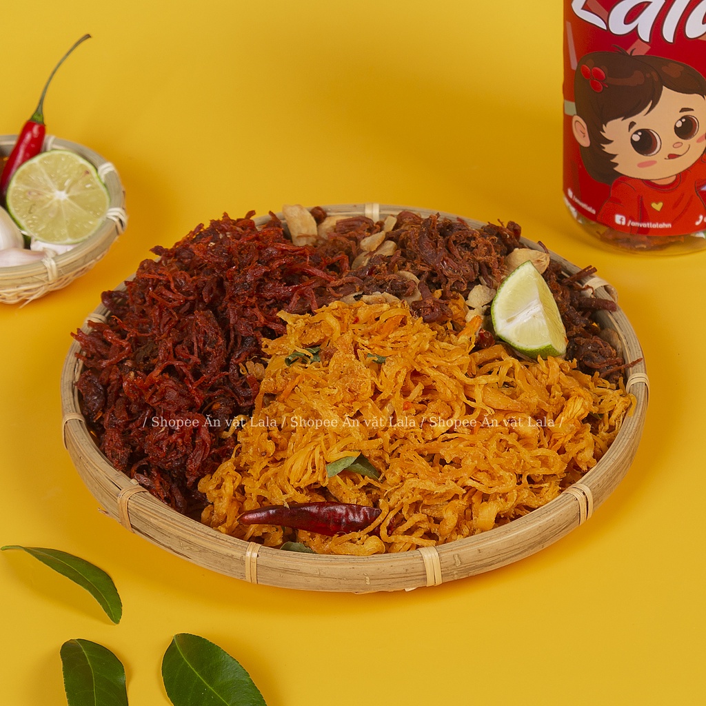 Khô mix 3 vị: khô gà, khô bò, khô heo - Ăn vặt Lala - Đồ Ăn Vặt Ngon Hà Nội - Nhìn là thích, ăn là mê | BigBuy360 - bigbuy360.vn