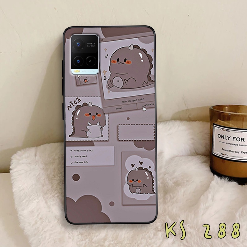 Ốp lưng Vivo Y21 - Vivo Y21s - Vivo Y33s - Ốp in hình khủng long,dinosaur dễ thương