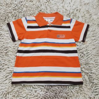 Áo phông có cổ cộc tay bé trai