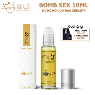 Nước hoa Nam Nữ cô đặc XBeauty XPo3 BombS3x Chai mini 10ML - Nước hoa thơm lâu cả ngày dành cho Nam & Nữ (Unisex)