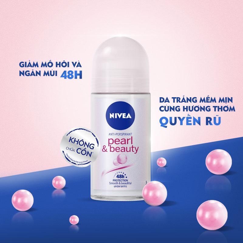 Lăn Nivea Nữ Ngọc Trai đẹp quyến rũ (loại 25ml và 50ml)