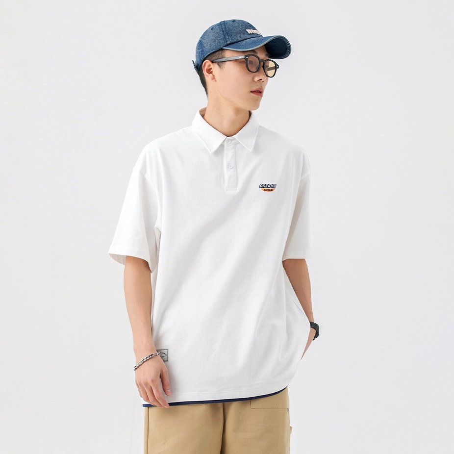 Áo polo Unisex  Dreamy, cổ bẻ vải cá sấu cotton cao cấp xuất xịn chuẩn form logo thêu – MayLinh shop