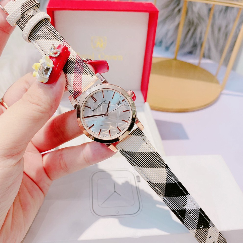 Đồng hồ nữ BEBR dây da mềm bền đẹp sang trọng đeo cực sáng tay và nổi bật, chống nước, bảo hành 1 năm | BigBuy360 - bigbuy360.vn