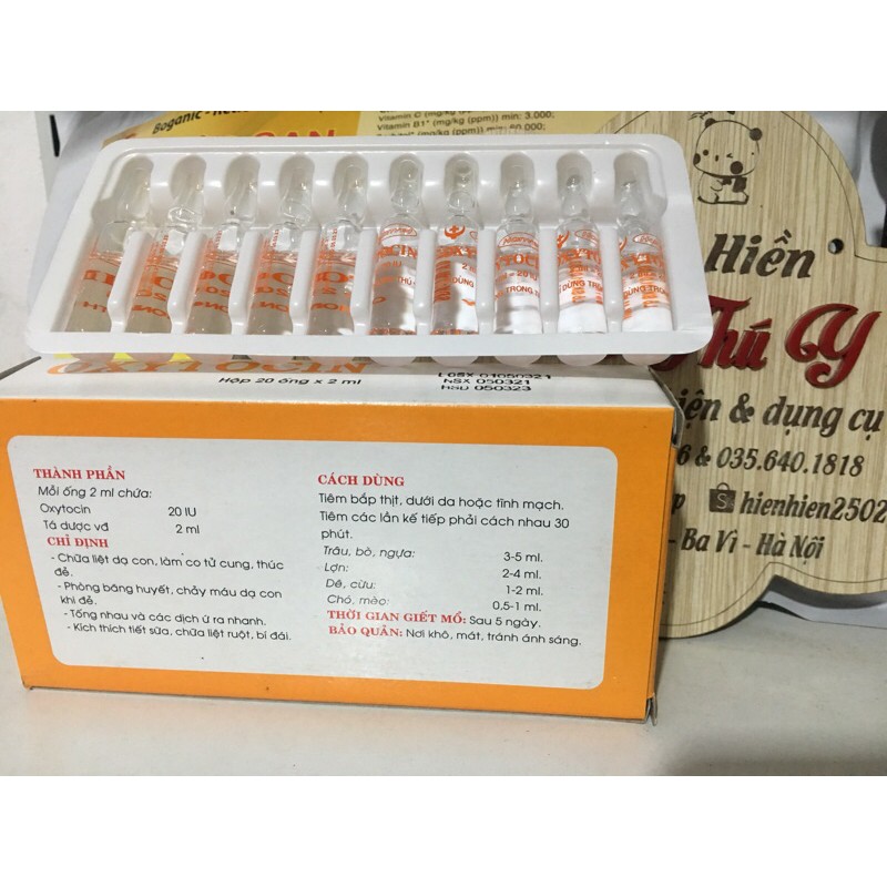 Oxytocin-K.ích đ.ẻ-Lọ 2ml, 4ml, 20ml