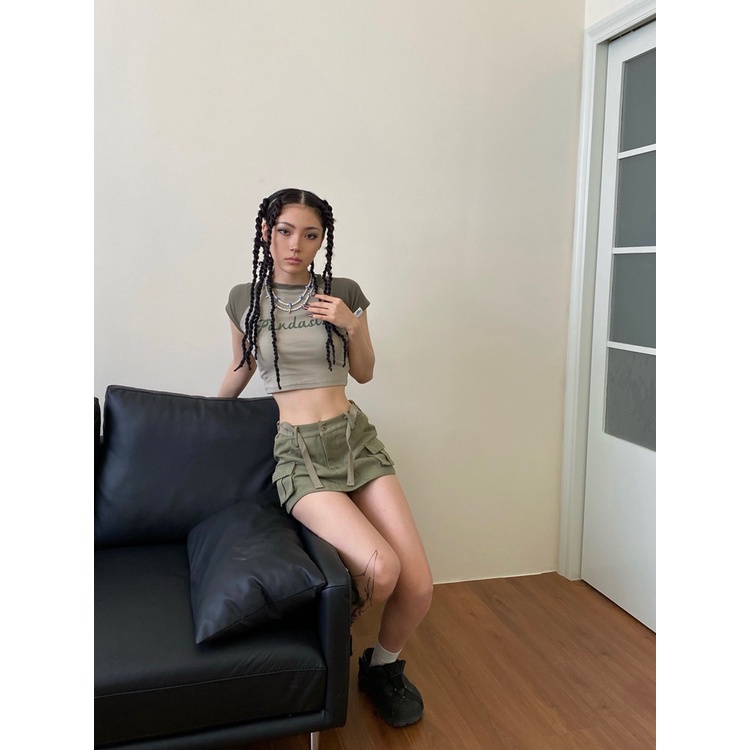 Váy Yếm Denim Eo Thấp Kiểu Retro Mỹ Thời Trang Mùa Hè Quyến Rũ Cho Nữ