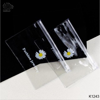 Túi đựng scrunchies hoa cúc, đựng cột tóc, đựng buộc tóc, đựng kẹp tóc Orin K1243