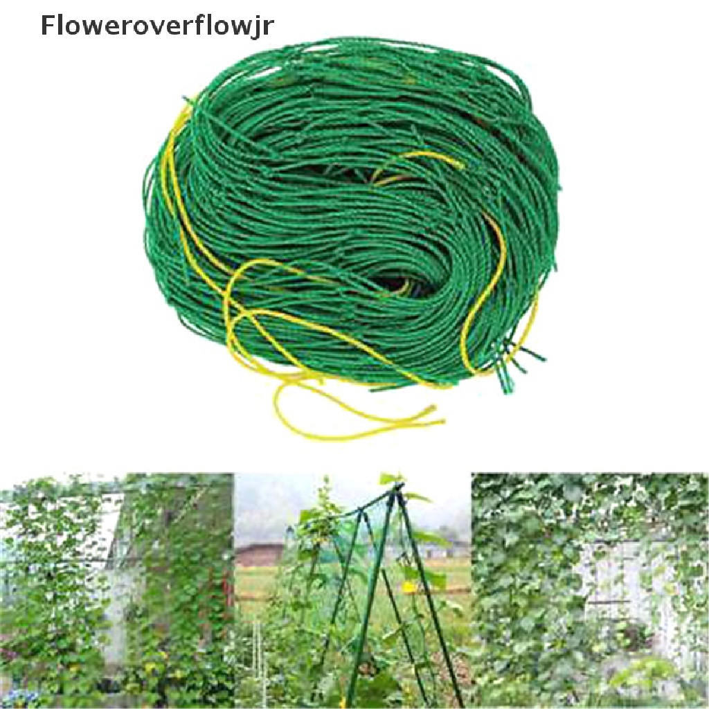 Hàng Rào Lưới Nylon Màu Xanh Lá Cây Hỗ Trợ Trồng Cây Dây Leo