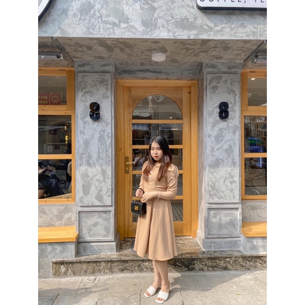 ĐẦM VÁY DÀI CỔ SEN TIỂU THƯ