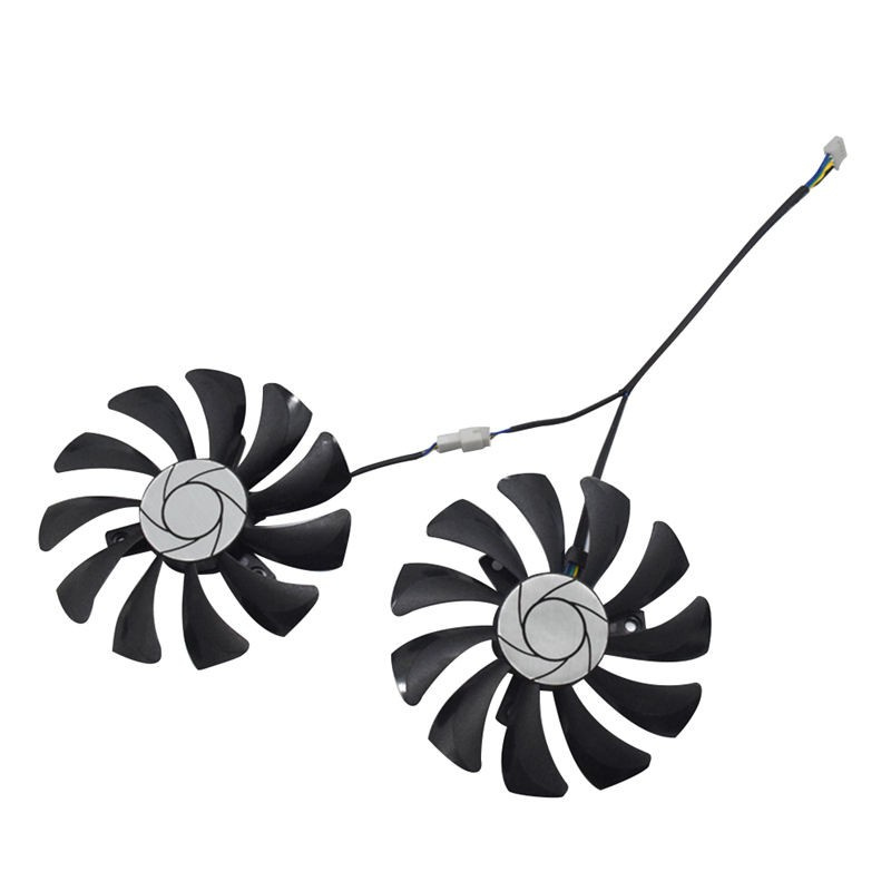 New 1 Pair Graphics Card Fan 85Mm Ha9010H12F-Z 4Pin Cooler Fan Replacement For Msi Gtx 1060 Oc 6G Gtx 960 P106-100 P106 Gtx1060 Gtx960