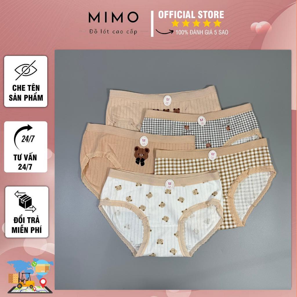 Quần Lót Nữ Cotton Mềm An Toàn Cho Da, Hình Gấu Nâu Cute, Dễ Thương, Mặc Hàng Ngày (Q82)