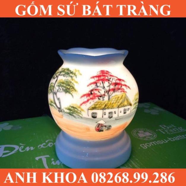 Đèn tinh dầu - Gốm sứ Bát Tràng Anh Khoa