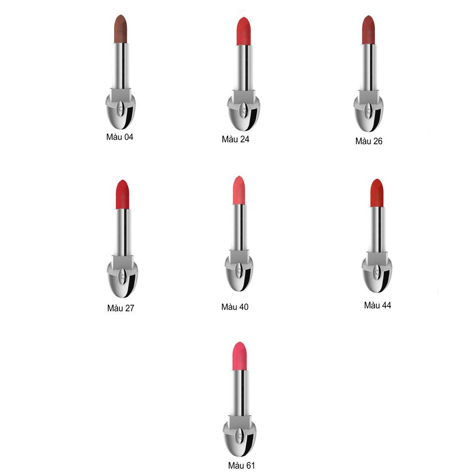 Lõi son Guerlain Gus Rouge G matte lipstick các màu 04-24-26-27-40-44-61