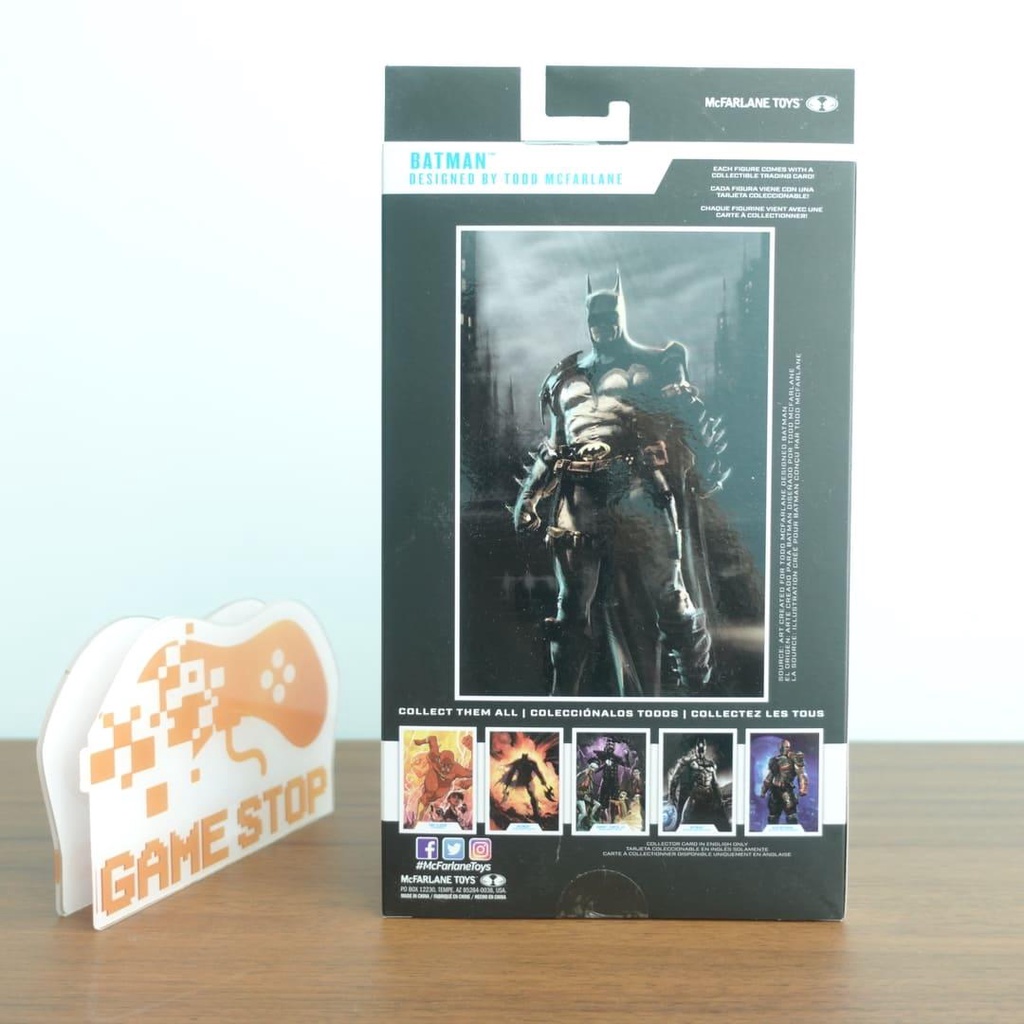 Mô hình DC Multiverse Batman 18cm Designed by Todd McFarlane McFarlane Mô hình có khớp Nhựa PVC Chính hãng Mỹ DCMF46