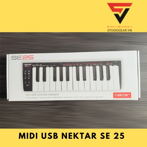 Nektar Impact SE25 Midi USB 25 Phím (Đàn làm nhạc trên máy tính - Music Producer)