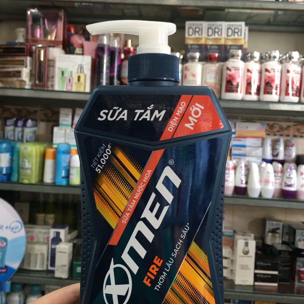 Sữa tắm nước hoa X-Men Fire Active thơm mạnh mẽ 650g