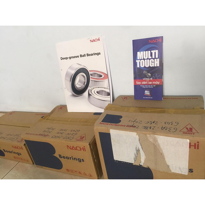 Vòng bi Nachi 2 nắp chắn nhựa 6007