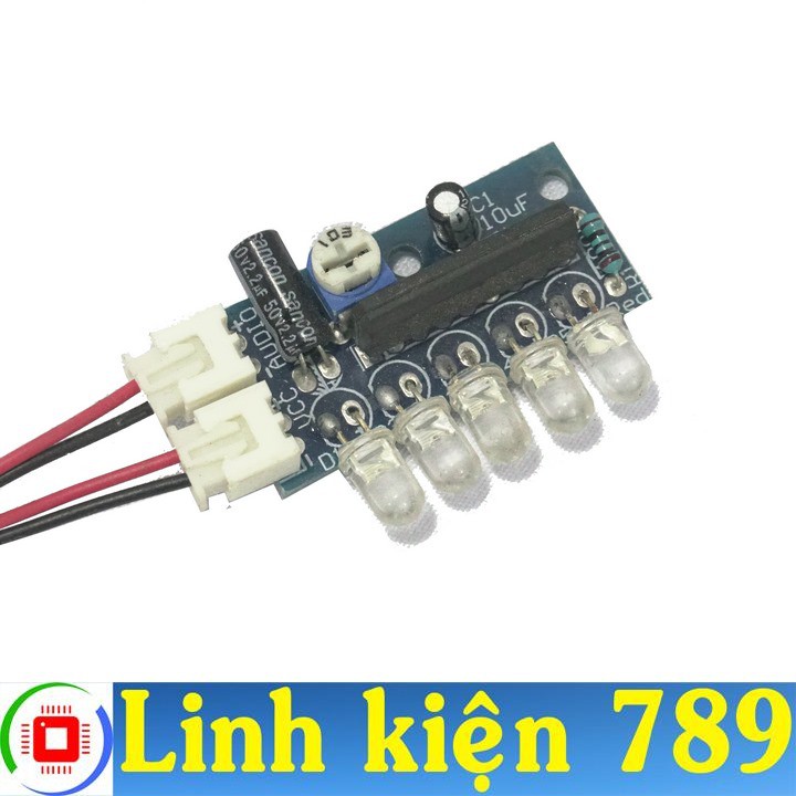 Mạch LED nháy theo nhạc V1 5 LED KA2284 ( bộ 2 cái )- Linh Kiện 789