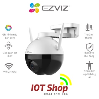 Camera ip ezviz cs-c8c 2mp quay quét ngoài trời - hàng chính hãng