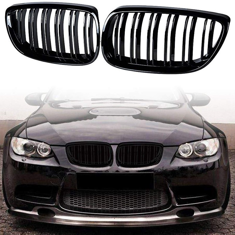 BUMPER TWIN Set 2 Lưới Tản Nhiệt Gắn Mui Xe Bmw E92 E93 M3 (E92 / E93) 07-10 E92 2d Coupe E93