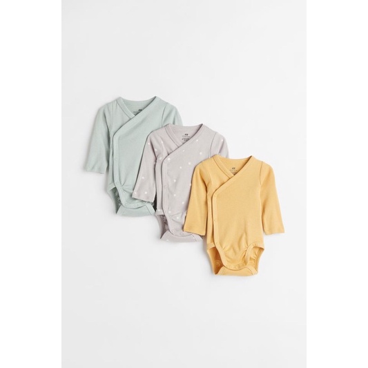 Set 3 áo body cho bé gái hàng vợt sale