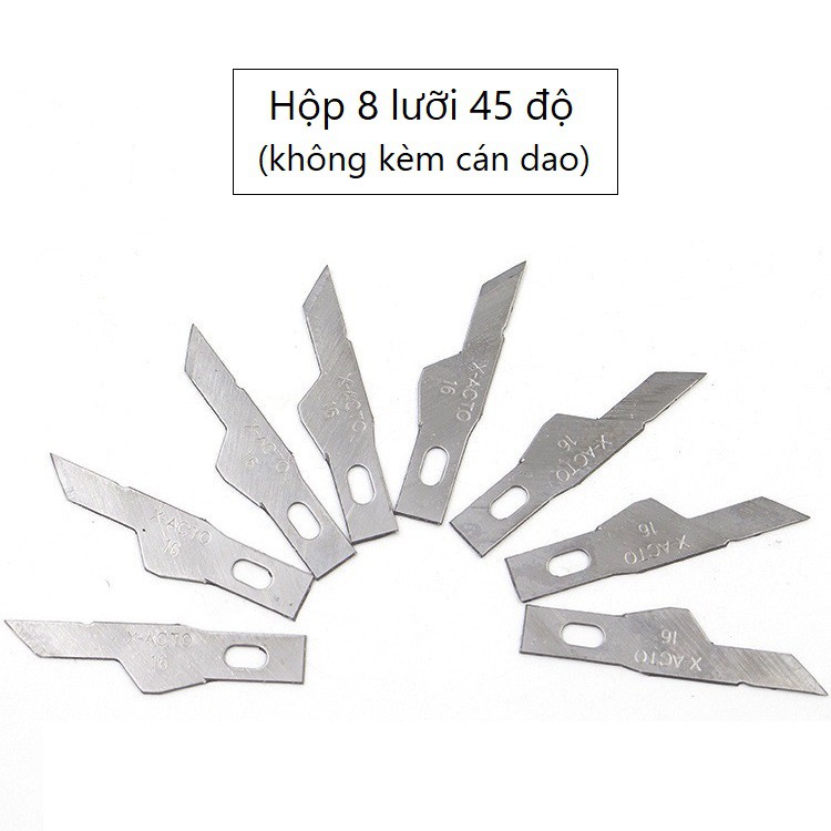 Dao cắt washi tape, gọt mô hình kèm 6 lưỡi dao tiện dụng