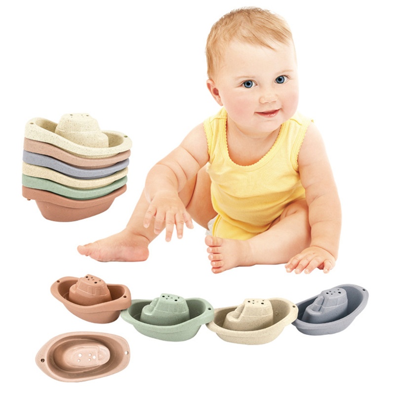 1 Bộ Đồ Chơi Thuyền Nổi Trên Mặt Nước Bằng Nhựa Vui Nhộn Cho Bé Se