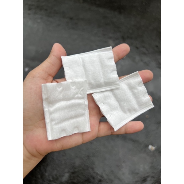 Bông Tẩy Trang Jieya Cotton Pads 222 miếng - 100% cotton, Bông Tẩy Trang 222 Miếng