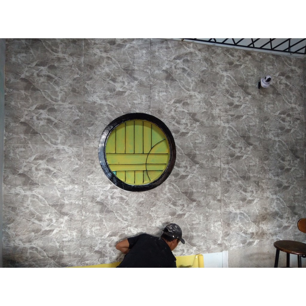 Xốp dán tường 3d giả gạch kích thước 70 x 77 x 0,6 cm giá rẻ tại Hà Nội