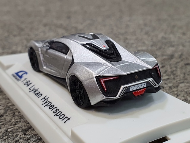 Xe Mô Hình Lykan Hypersport 1:64 Smallcarart ( Bạc )