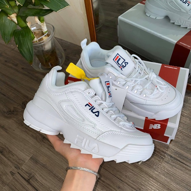 Giày thể thao fi.lla trắng nam nữ cao cấp (free ship) | BigBuy360 - bigbuy360.vn