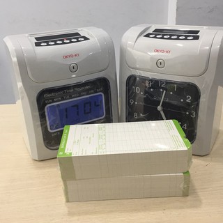 Máy chấm công thẻ giấy okyo k1/n1