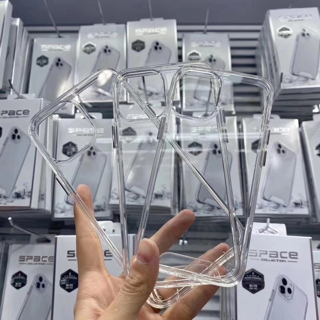 Ốp trong Chống ố vàng SPACE  iPhone14promax,14pro,14plus,14,11, Xr, 11pro, 11ProMax, 12/12pro, 12ProMax...