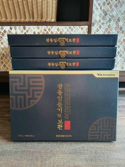 An Cung Ngưu Hoàng Hoàn KWANGDONG Hàn Quốc, Hộp giấy 60 viên