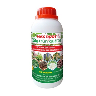 Phân bón hữu cơ bio trùn quế 01 - kích thích tăng trưởng, kích thích ra chồi, ra lá, dùng cho hoa kiểng, rau màu