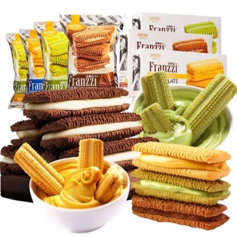 [12-24 hộp] 1.35kg Bánh Franzzi mix các vị 58g, 102g, 115g