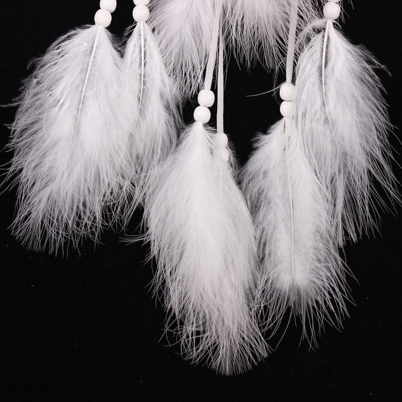 ✿ Dreamcatcher Đính Lông Vũ Trang Trí Nhà Cửa Sáng Tạo