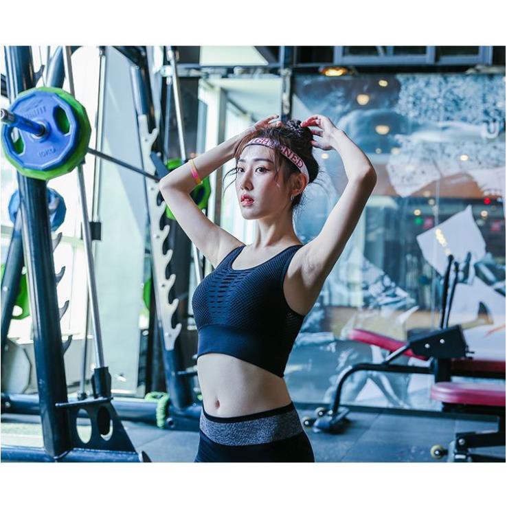 Áo Tập Gym Nữ , Đồ Tập Gym Nữ Phối Lưới Sexy Áo Bra Tập Gym Nữ Phối Vân Tinh Tế {Mã Hàng 96852}  ྇