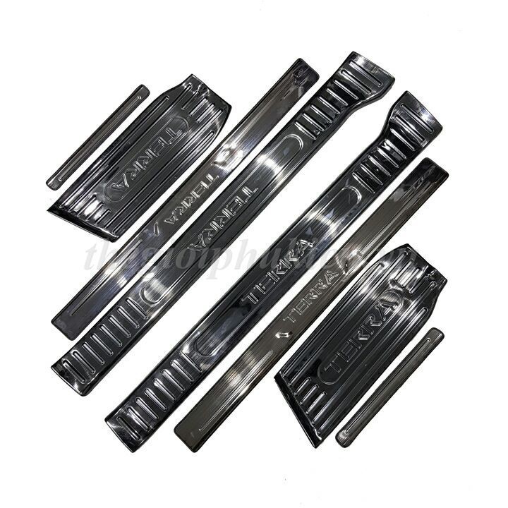 Bộ Ốp bậc cửa, Nẹp bước chân Nissan Terra - Mẫu Titan hàng cao cấp