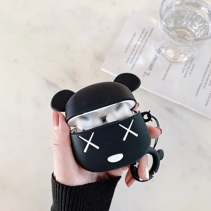 Case Airpods Gấu Kaws Phong Cách, Ốp Airpods Cute Hạt Me - Mã TZAP398