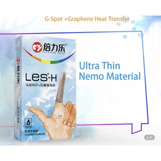 Bao Cao Su Ngón Tay Cao Cấp Tăng Khoái Cảm Les-H